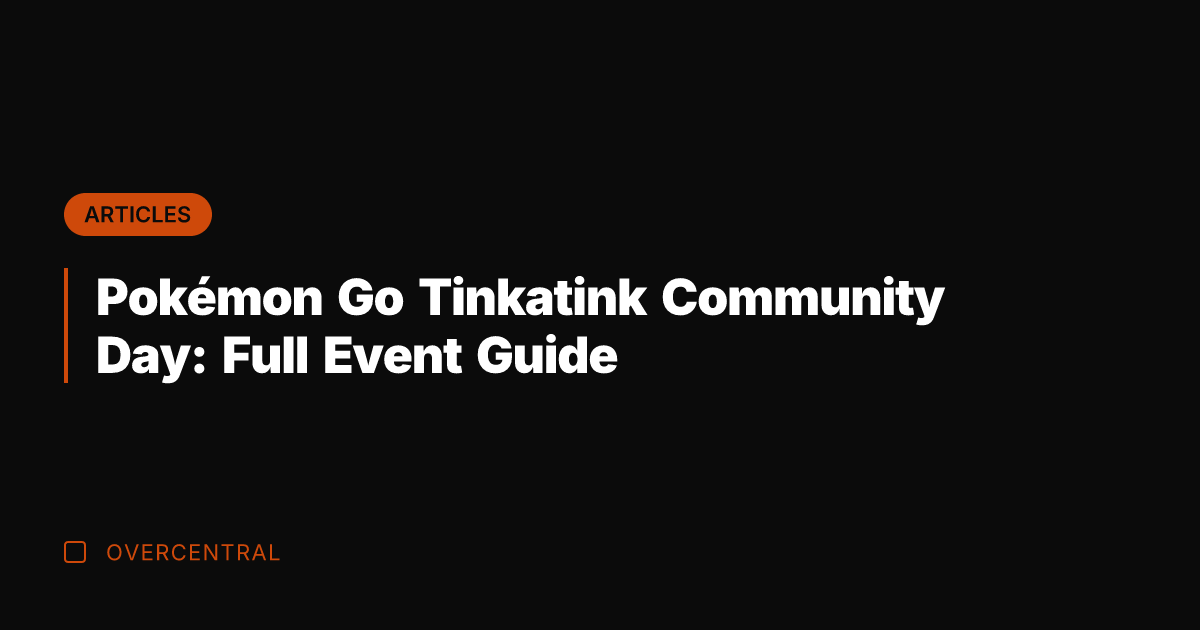 Pokémon Go Tinkatink Community Day: Full Event Guide