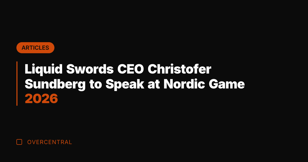 Liquid Swords CEO Christofer Sundberg to Speak at Nordic Game 2026
