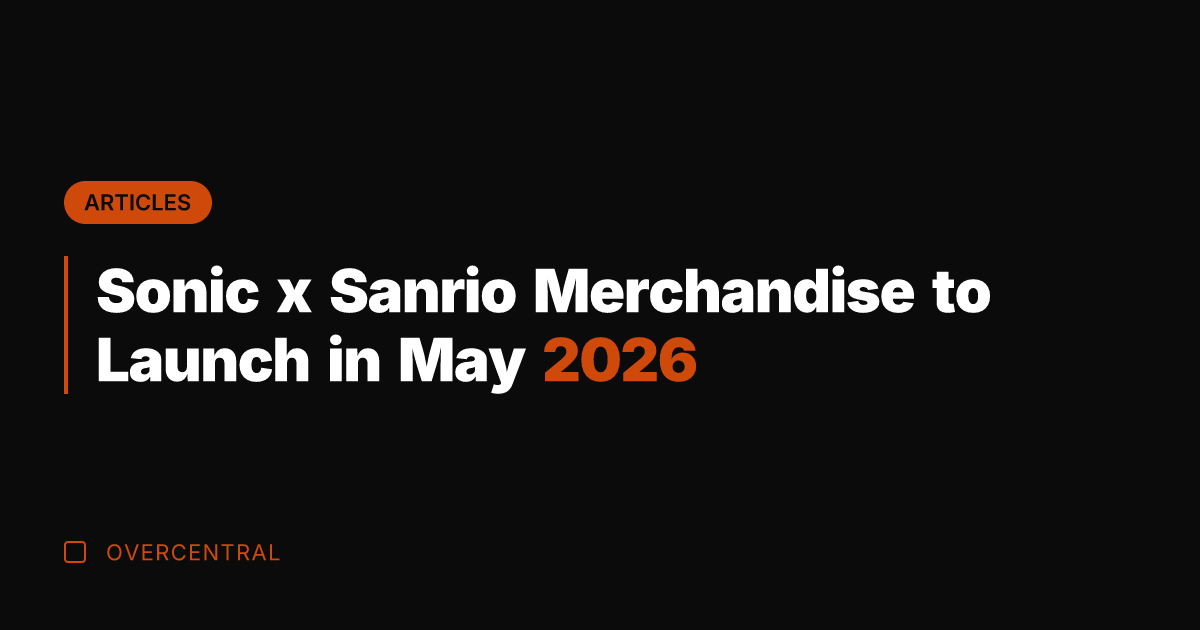 Sonic x Sanrio Merchandise to Launch in May 2026