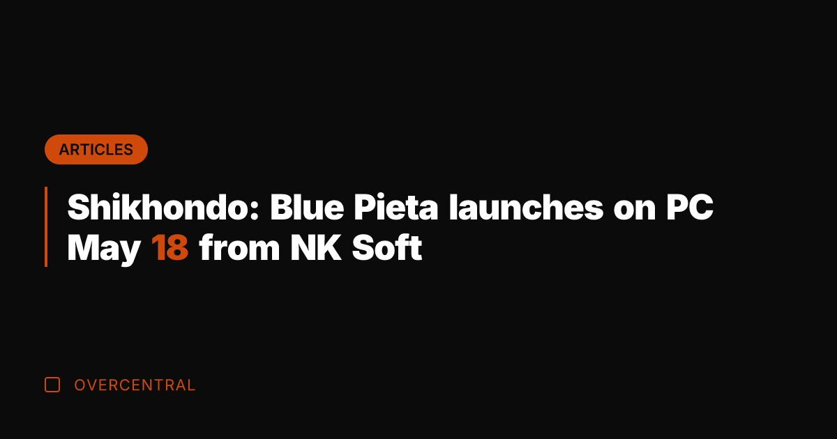 Shikhondo: Blue Pieta launches on PC May 18 from NK Soft