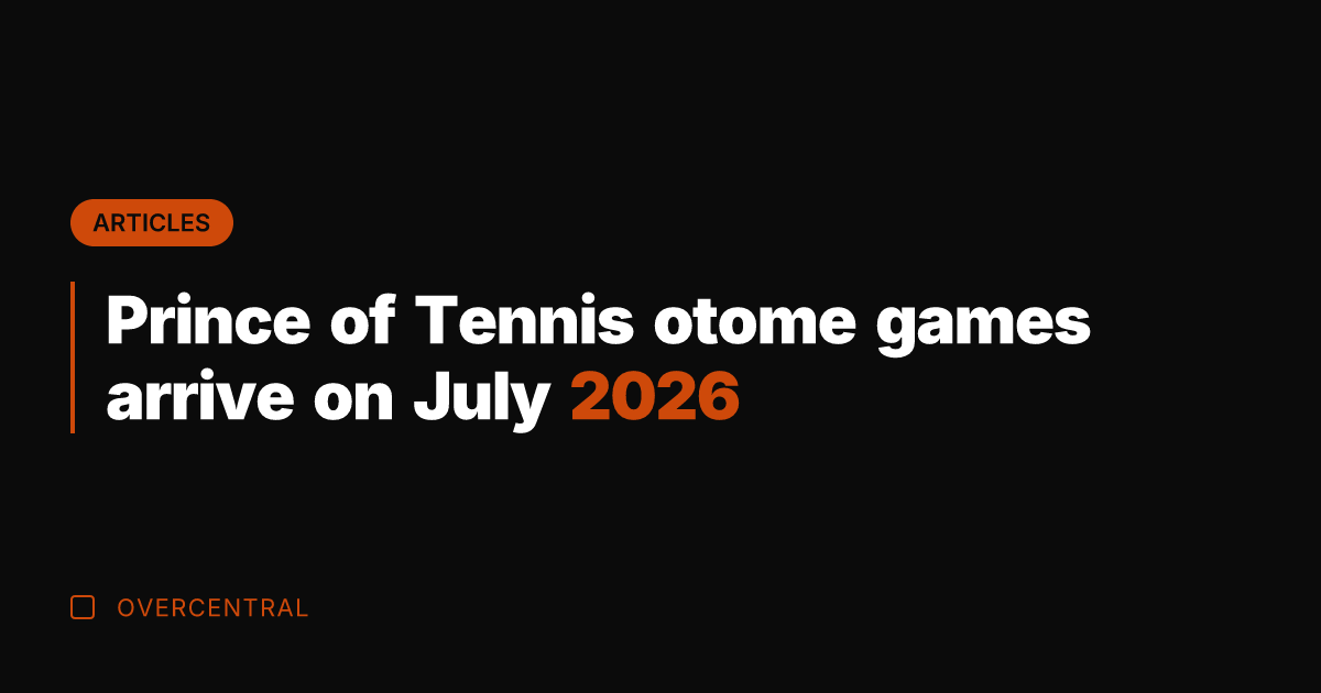 Prince of Tennis otome games arrive on July 2026