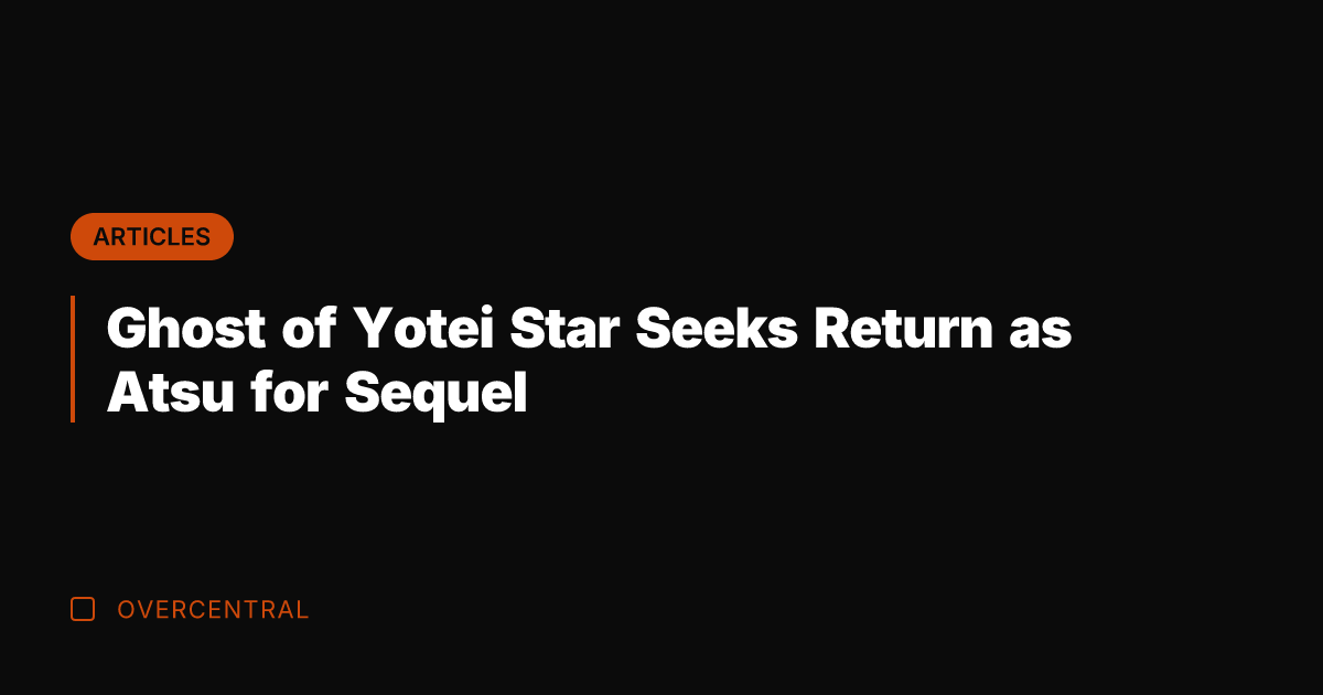 Ghost of Yotei Star Seeks Return as Atsu for Sequel