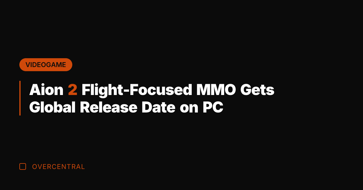 Aion 2 Flight-Focused MMO Gets Global Release Date on PC