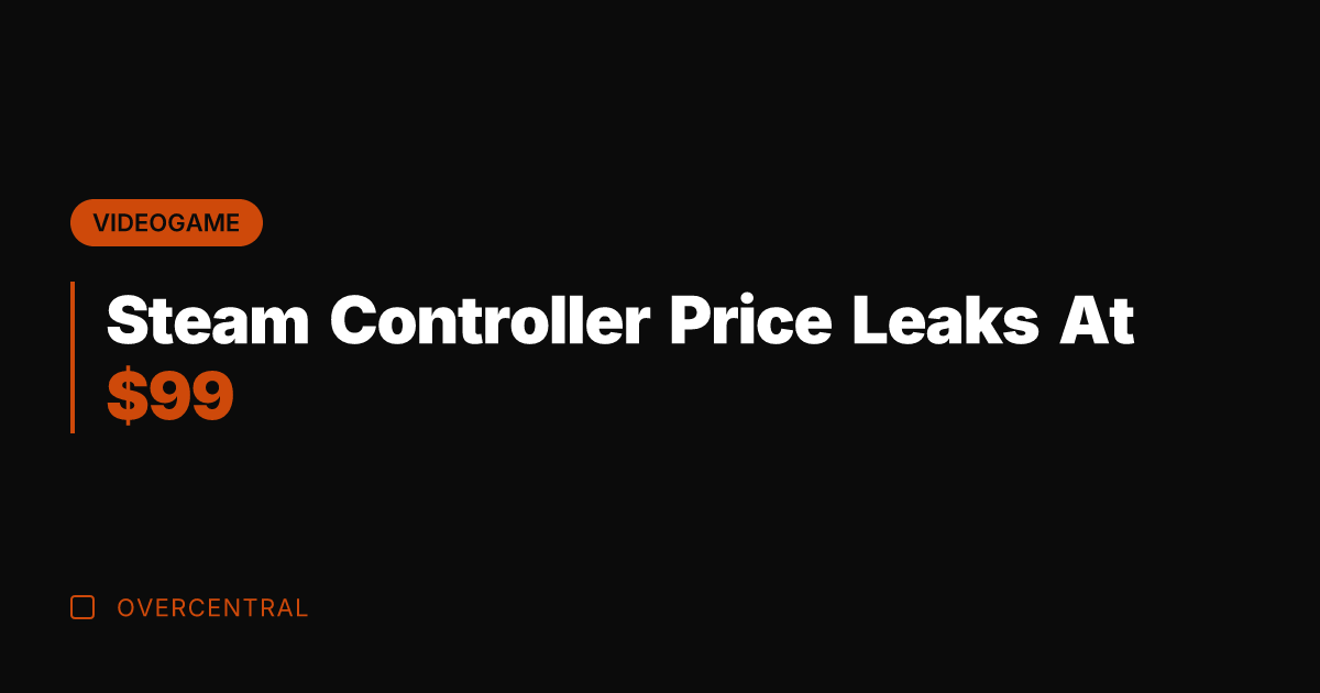 Steam Controller Price Leaks At 