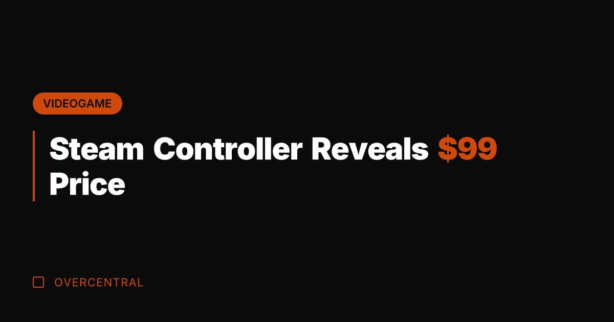 Steam Controller Reveals  Price