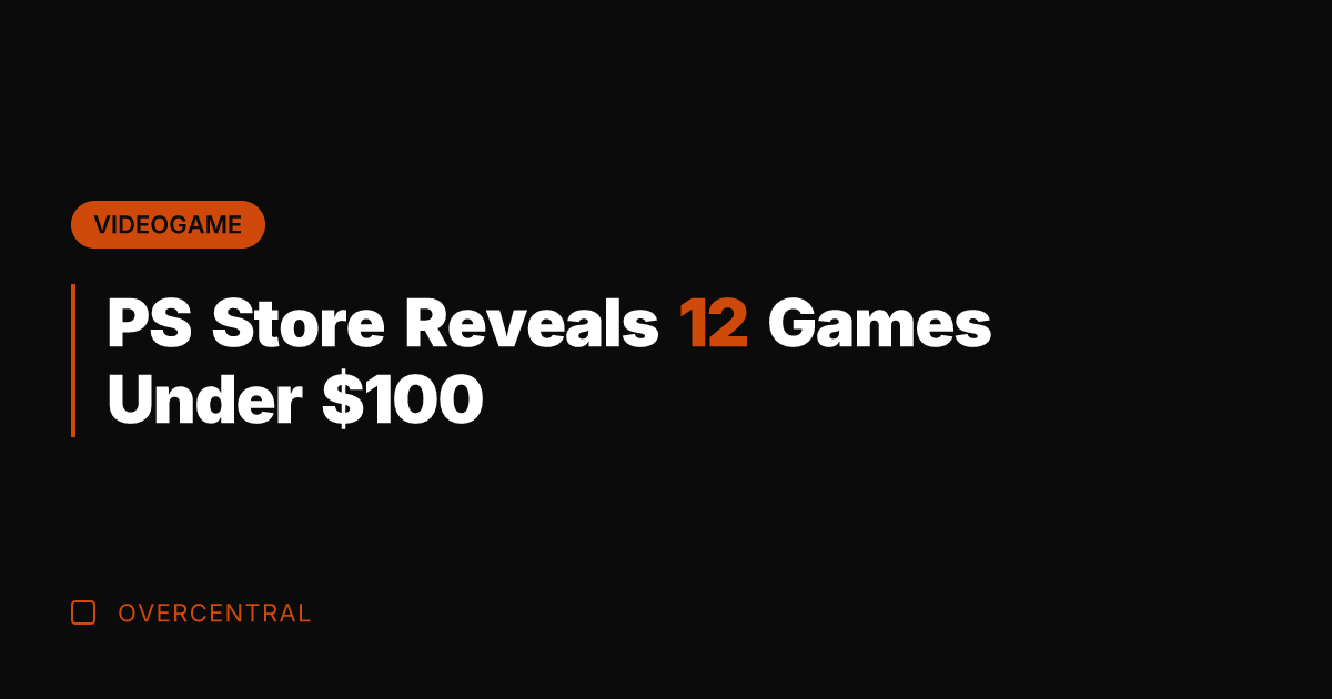 PS Store Reveals 12 Games Under 0