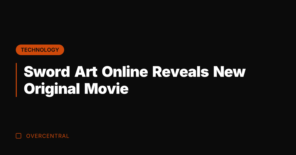 Sword Art Online Reveals New Original Movie