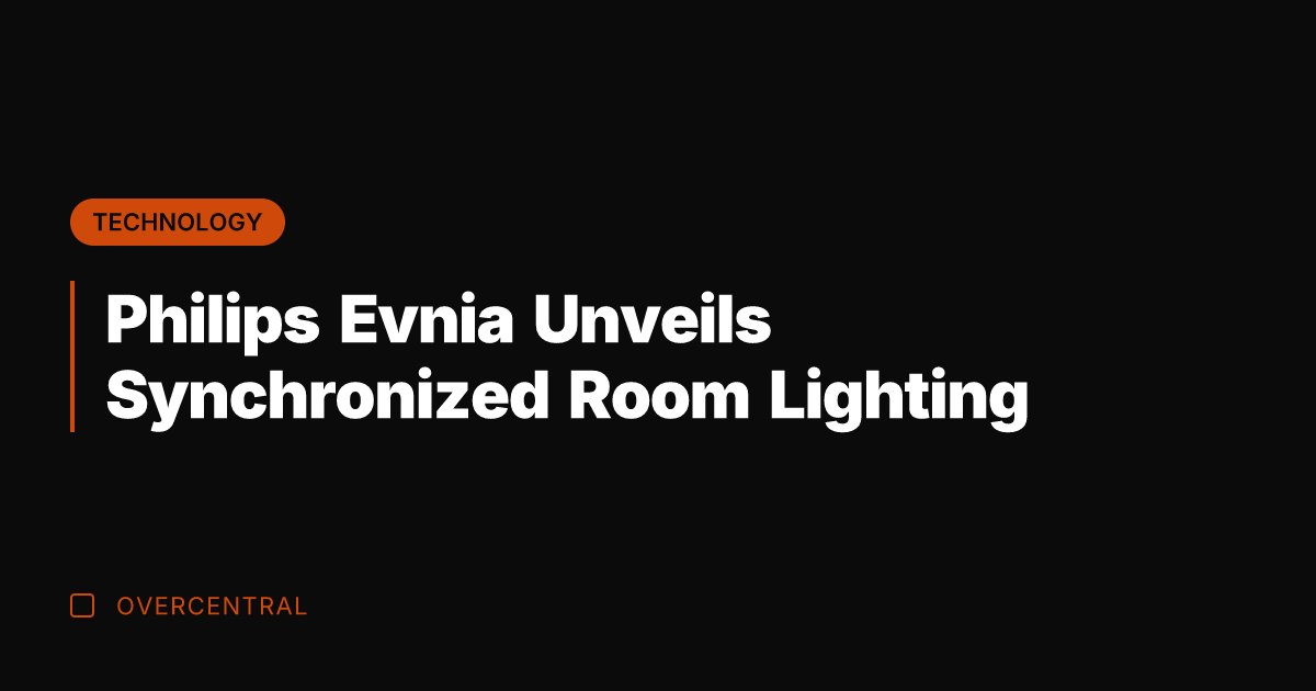 Philips Evnia Unveils Synchronized Room Lighting