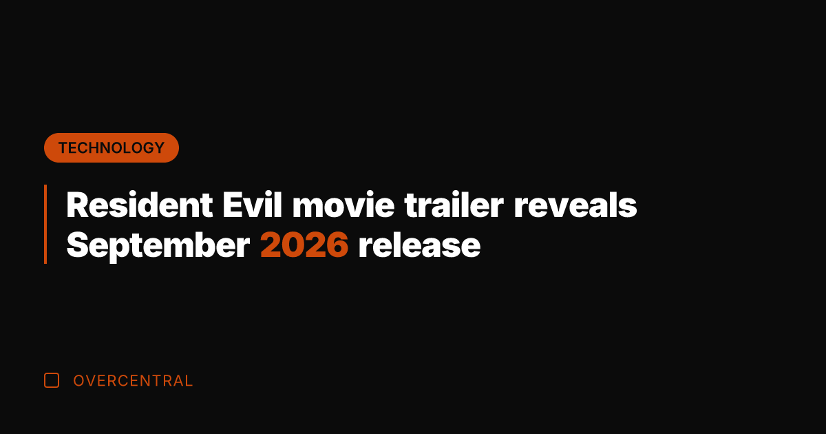 Resident Evil movie trailer reveals September 2026 release