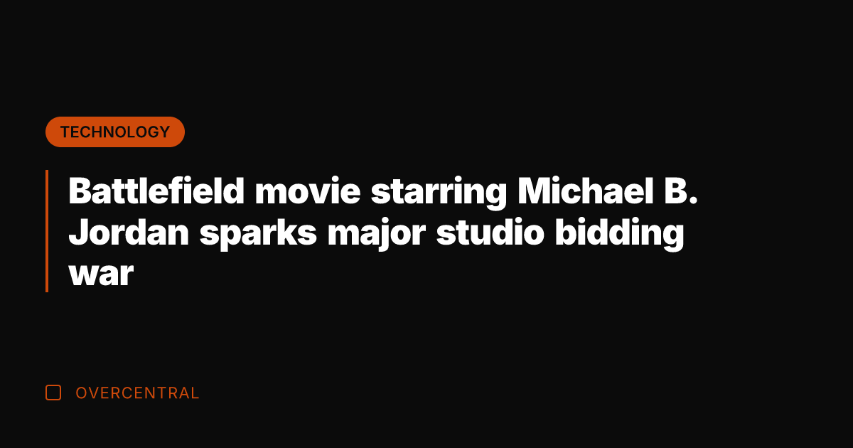 Battlefield movie starring Michael B. Jordan sparks major studio bidding war