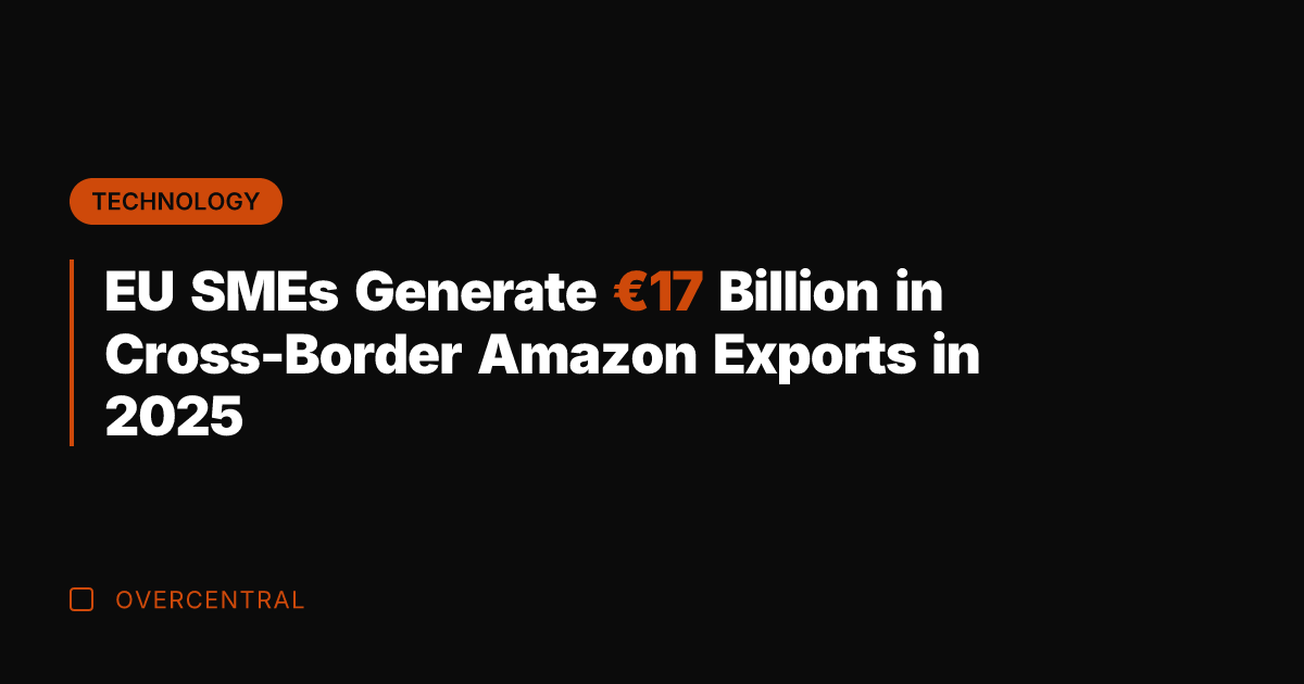EU SMEs Generate €17 Billion in Cross-Border Amazon Exports in 2025