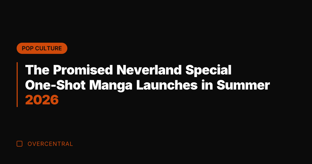 The Promised Neverland Special One-Shot Manga Launches in Summer 2026