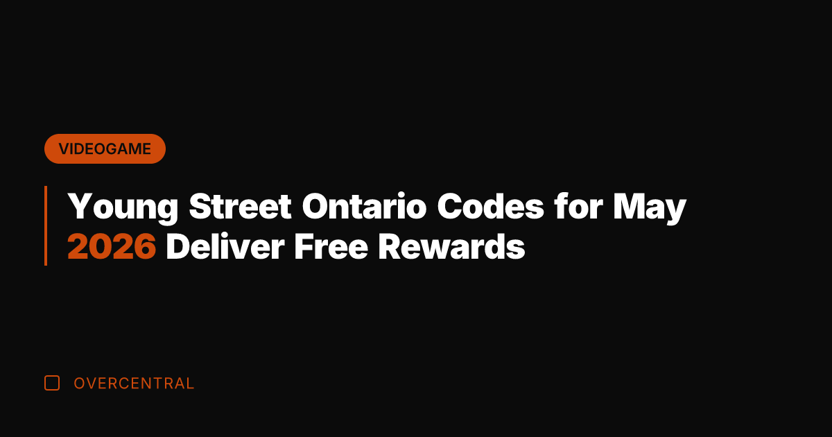 Young Street Ontario Codes for May 2026 Deliver Free Rewards
