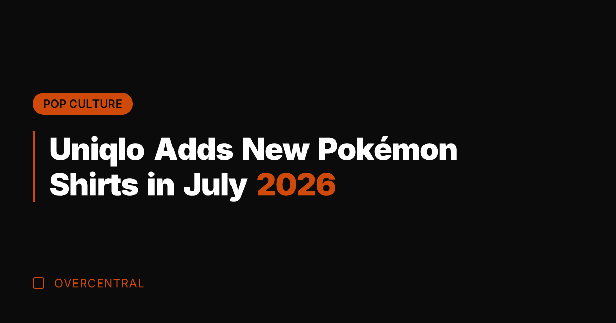 Uniqlo Adds New Pokémon Shirts in July 2026