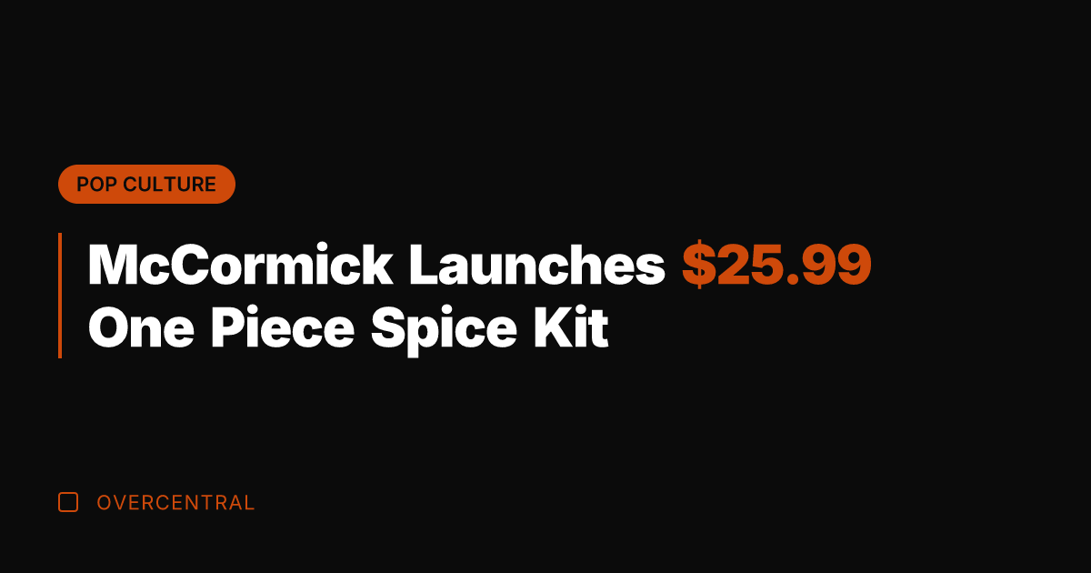 McCormick Launches .99 One Piece Spice Kit
