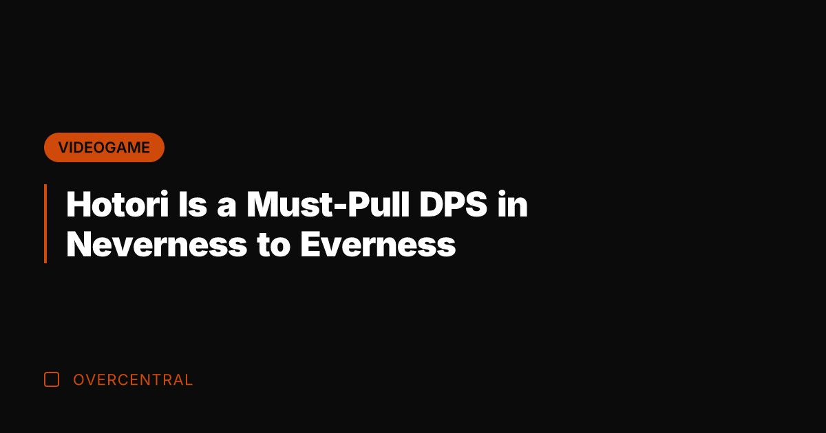 Hotori Is a Must-Pull DPS in Neverness to Everness