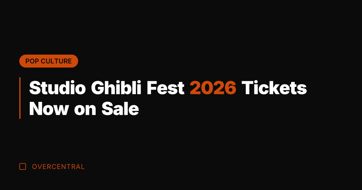 Studio Ghibli Fest 2026 Tickets Now on Sale