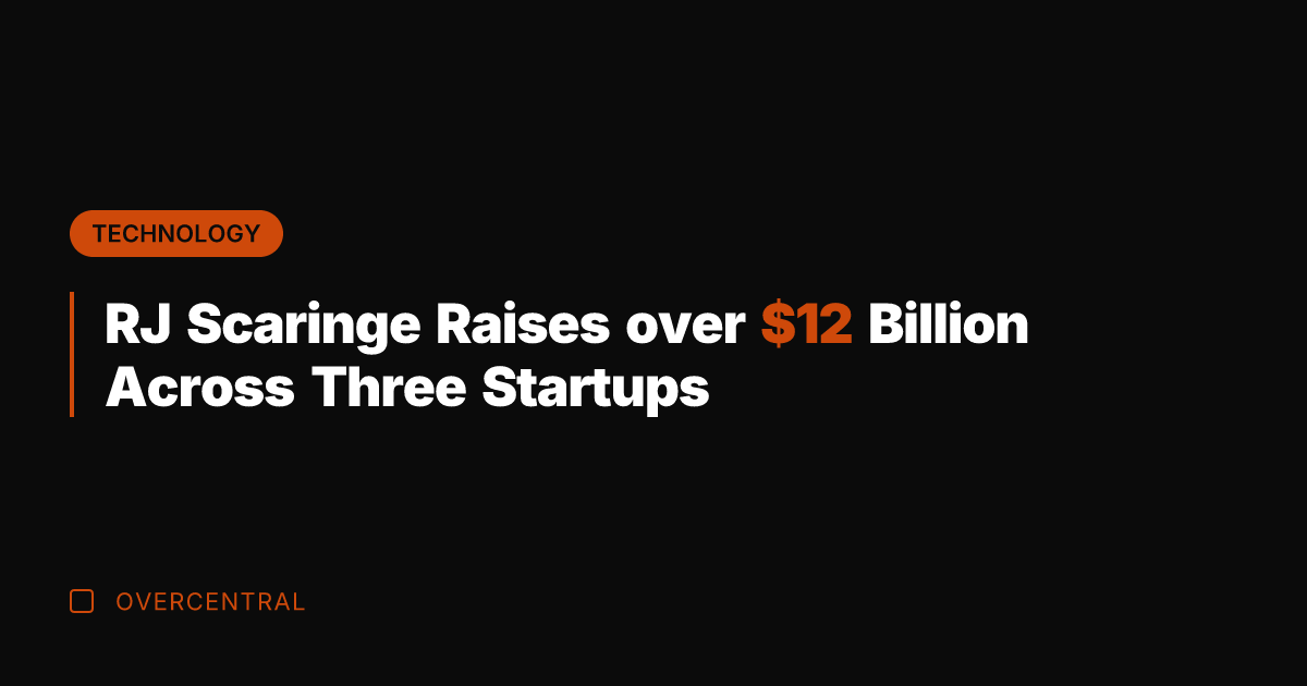 RJ Scaringe Raises over  Billion Across Three Startups