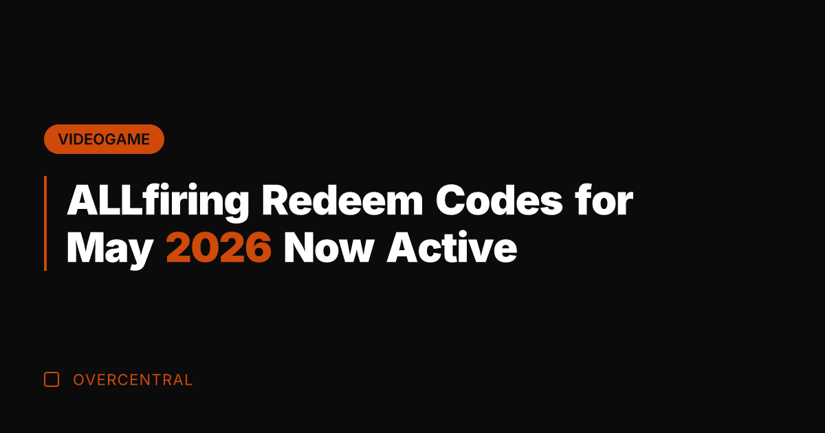 ALLfiring Redeem Codes for May 2026 Now Active