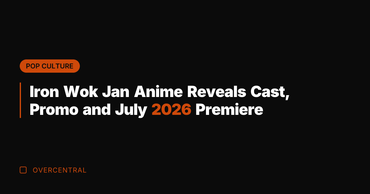 Iron Wok Jan Anime Reveals Cast, Promo and July 2026 Premiere