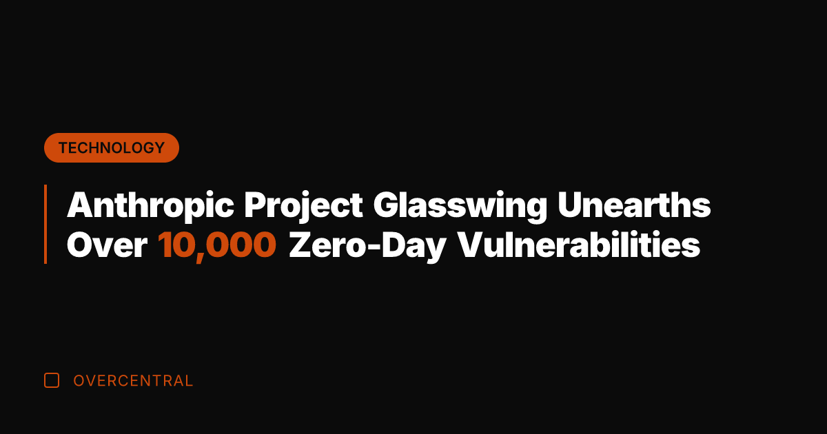 Anthropic Project Glasswing Unearths Over 10,000 Zero-Day Vulnerabilities