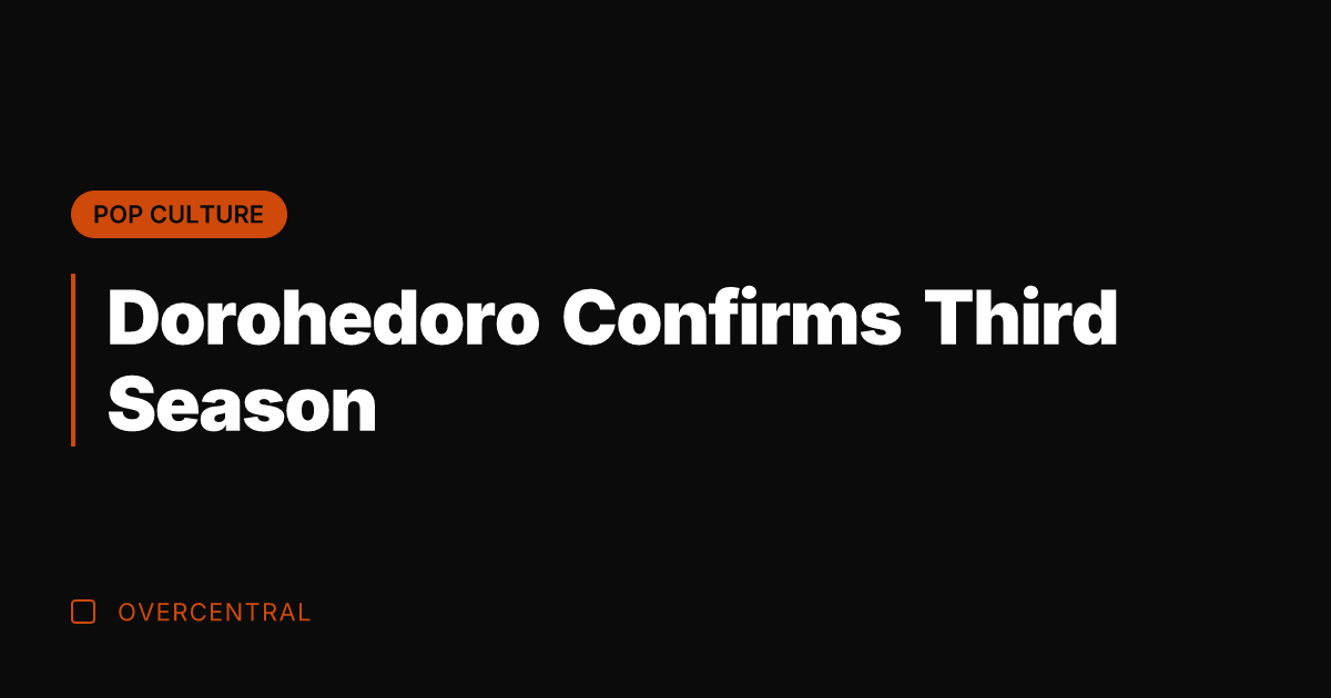 Dorohedoro Confirms Third Season