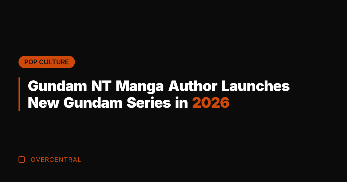 Gundam NT Manga Author Launches New Gundam Series in 2026