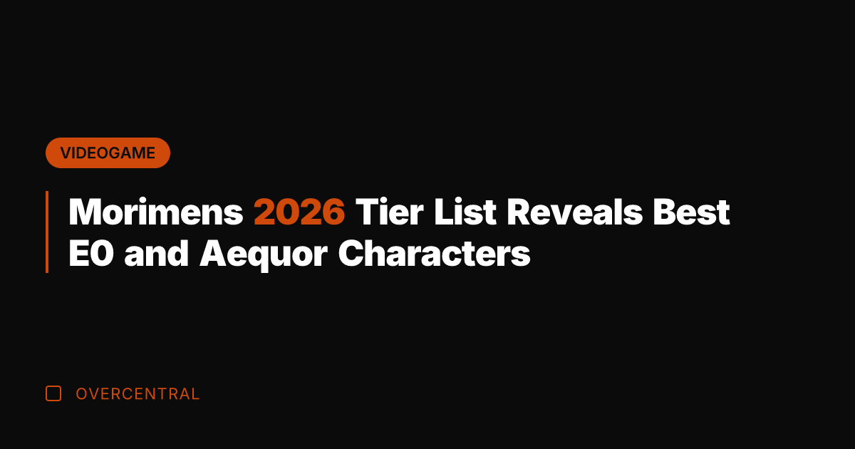 Morimens 2026 Tier List Reveals Best E0 and Aequor Characters