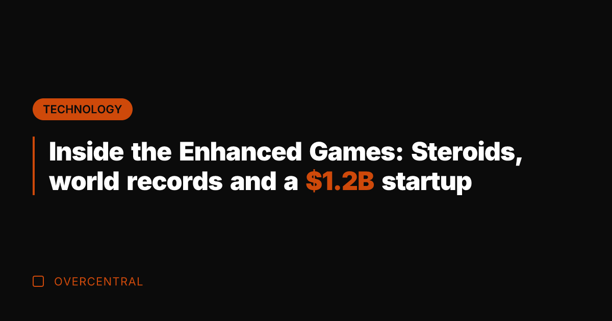 Inside the Enhanced Games: Steroids, world records and a .2B startup