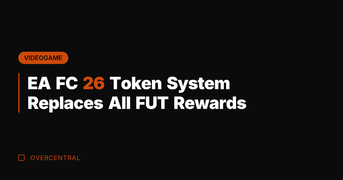 EA FC 26 Token System Replaces All FUT Rewards