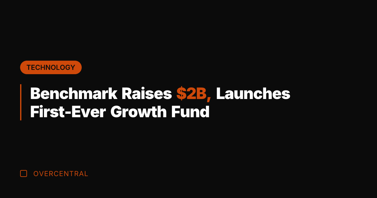 Benchmark Raises B, Launches First-Ever Growth Fund