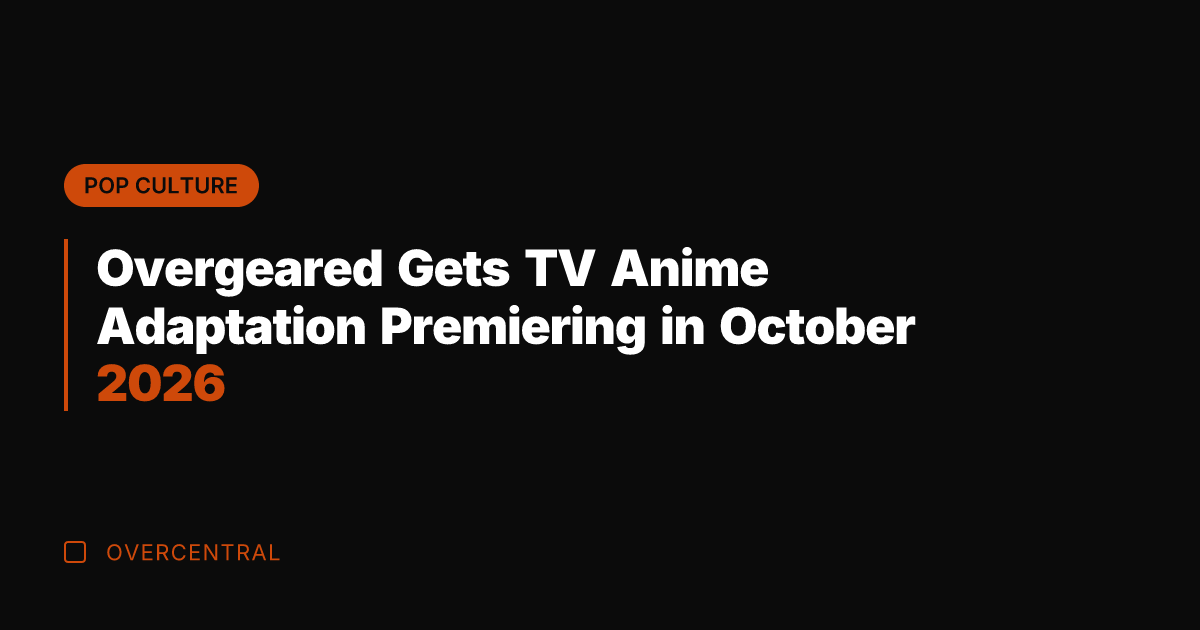 Overgeared Gets TV Anime Adaptation Premiering in October 2026