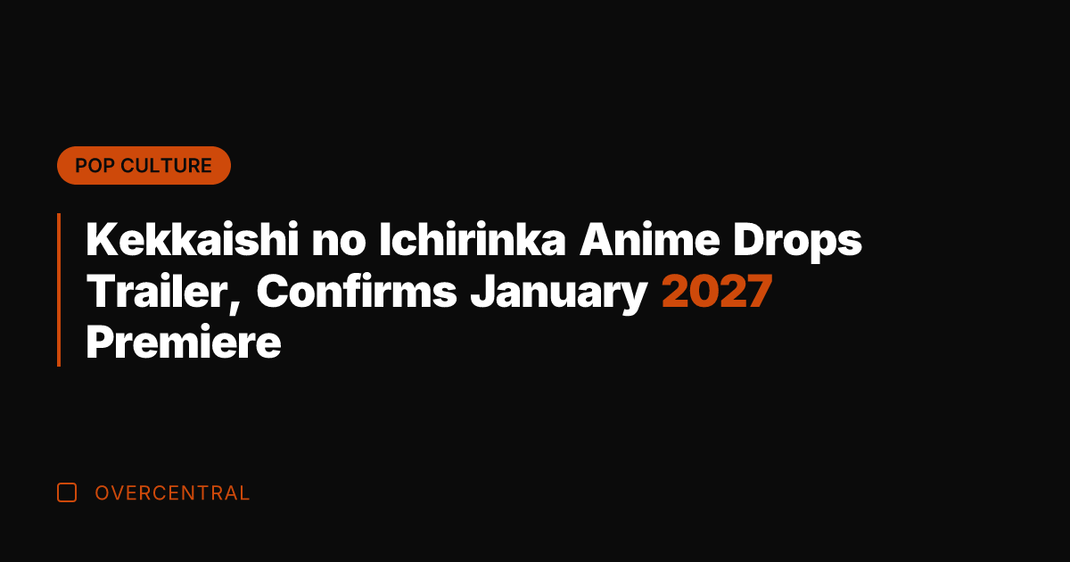 Kekkaishi no Ichirinka Anime Drops Trailer, Confirms January 2027 Premiere