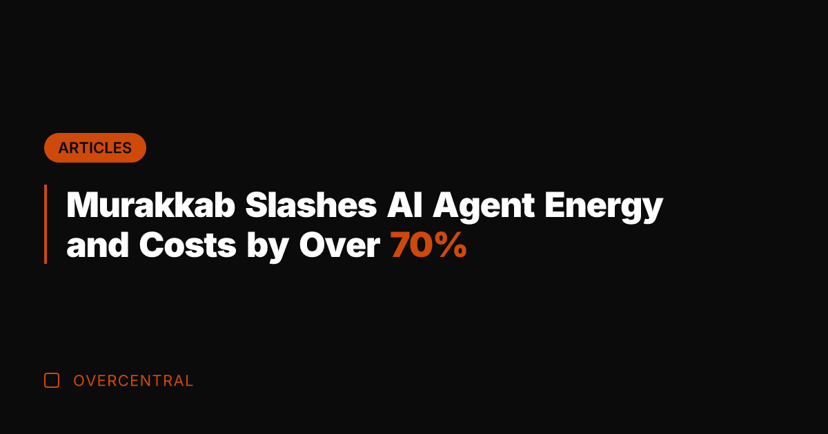 Murakkab Slashes AI Agent Energy and Costs by Over 70%