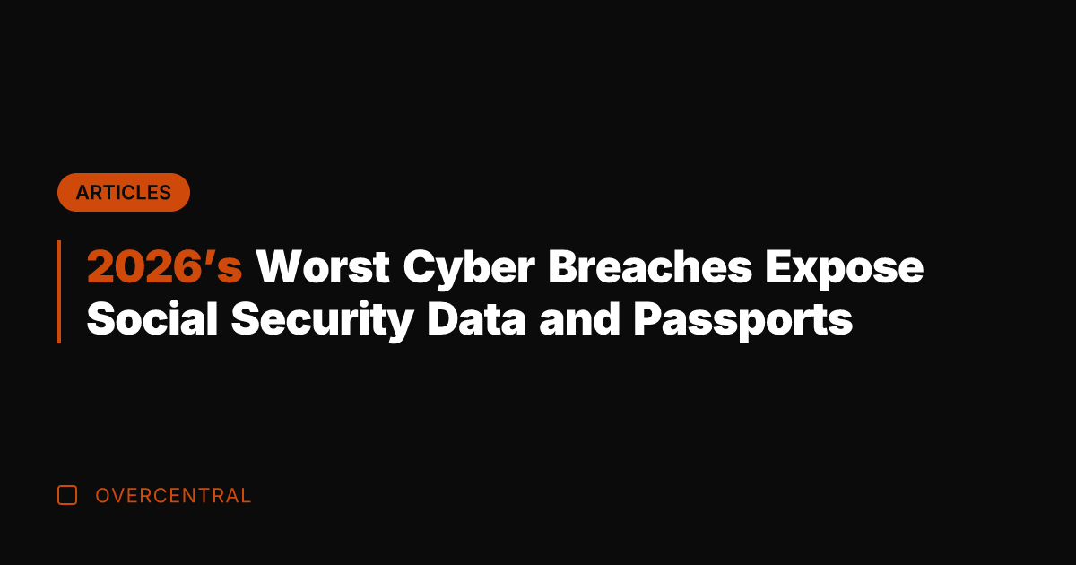 2026's Worst Cyber Breaches Expose Social Security Data and Passports