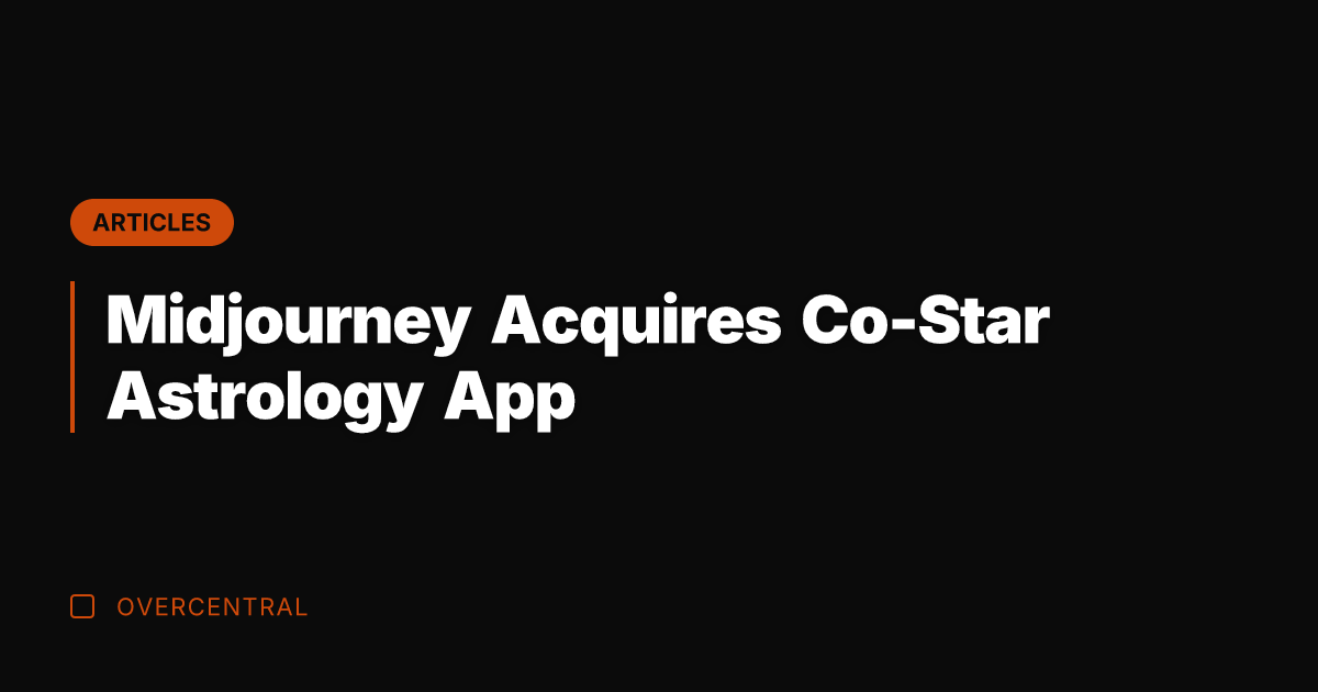 Midjourney Acquires Co-Star Astrology App