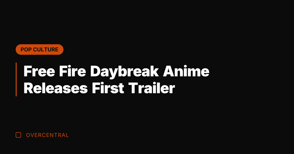 Free Fire Daybreak Anime Releases First Trailer