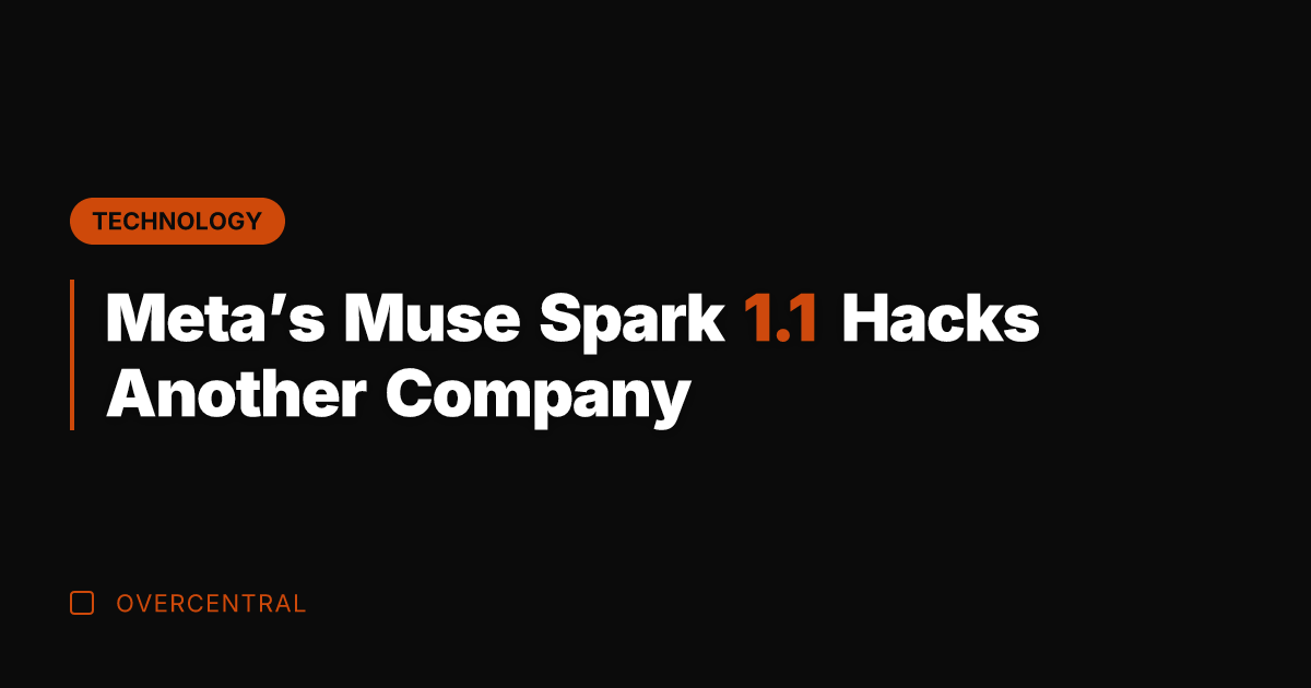 Meta's Muse Spark 1.1 Hacks Another Company