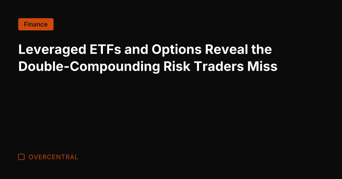 Leveraged ETFs and Options Reveal the Double-Compounding Risk Traders Miss