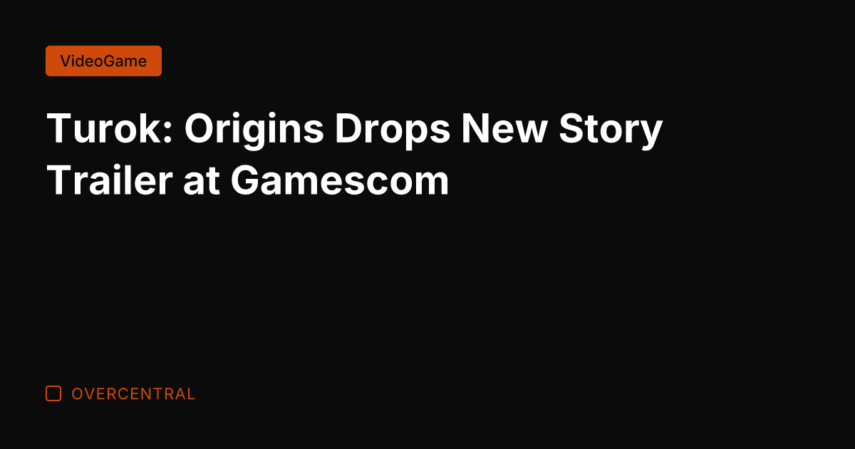 Turok: Origins Drops New Story Trailer at Gamescom