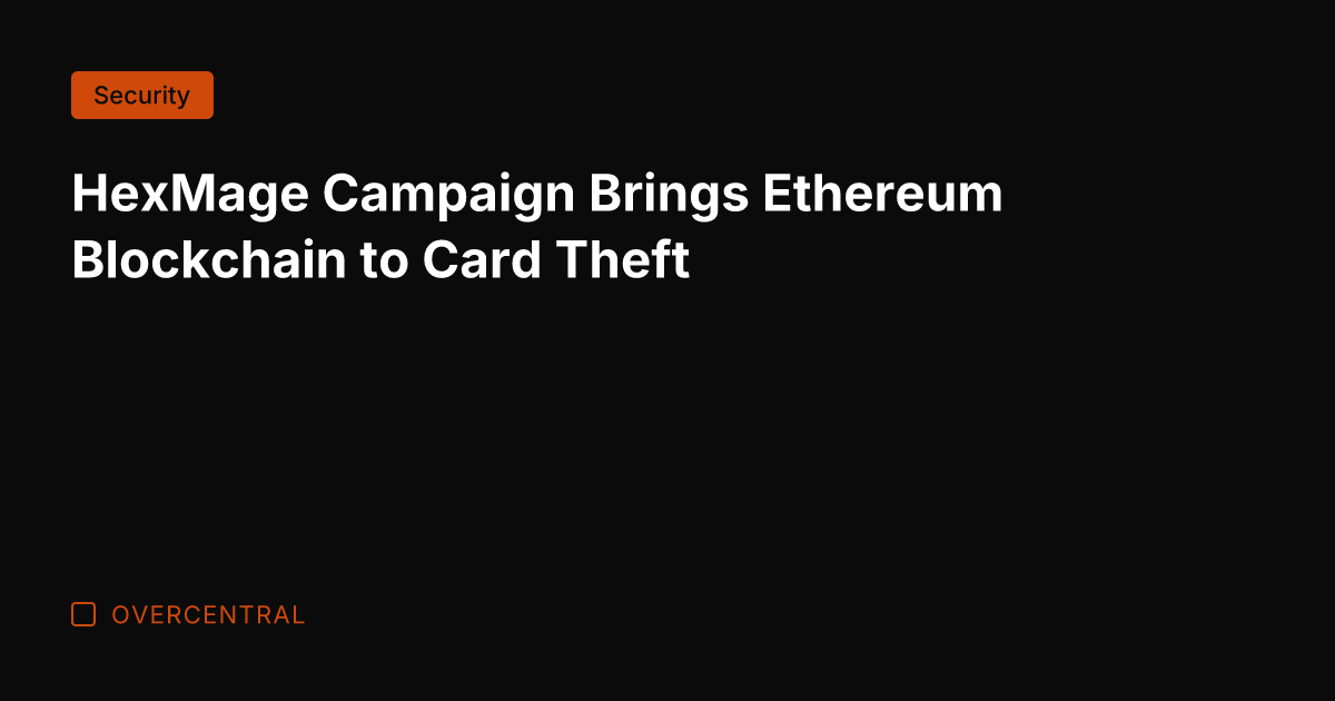 HexMage Campaign Brings Ethereum Blockchain to Card Theft