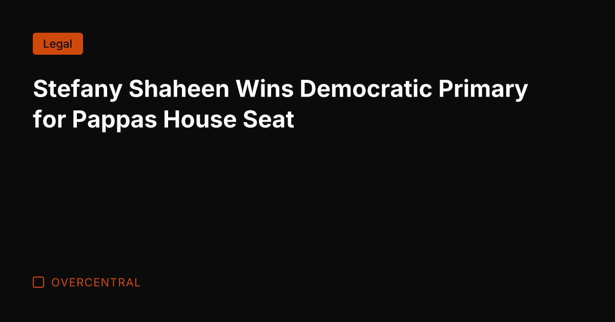Stefany Shaheen Wins Democratic Primary for Pappas House Seat