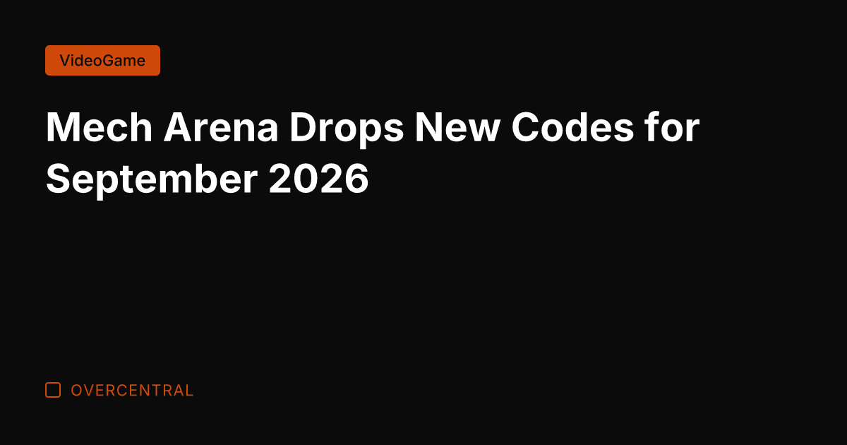 Mech Arena Drops New Codes for September 2026