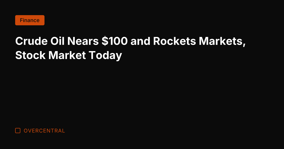 Crude Oil Nears 0 and Rockets Markets, Stock Market Today