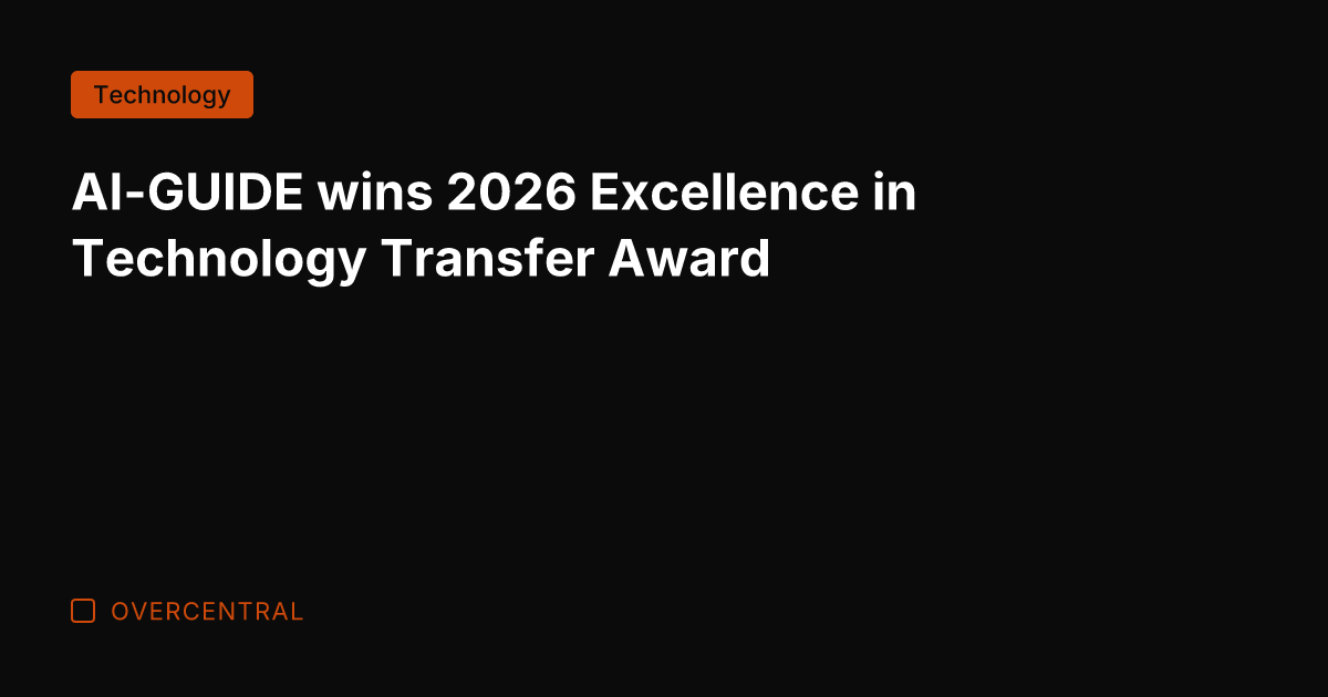 AI-GUIDE wins 2026 Excellence in Technology Transfer Award