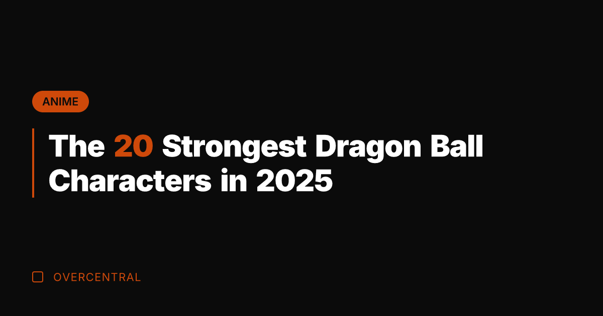 The 20 Strongest Dragon Ball Characters in 2025
