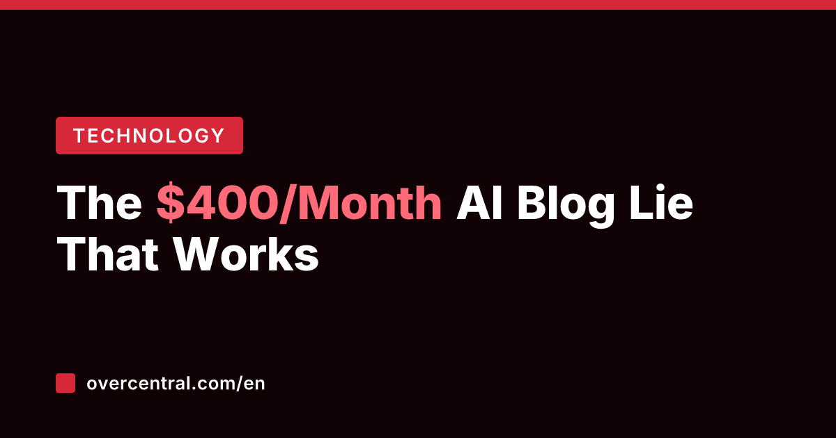 The 0/Month AI Blog Lie That Works