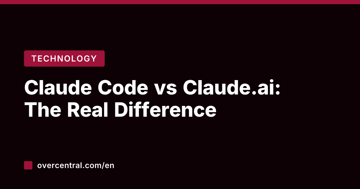 Claude Code vs Claude.ai: The Real Difference