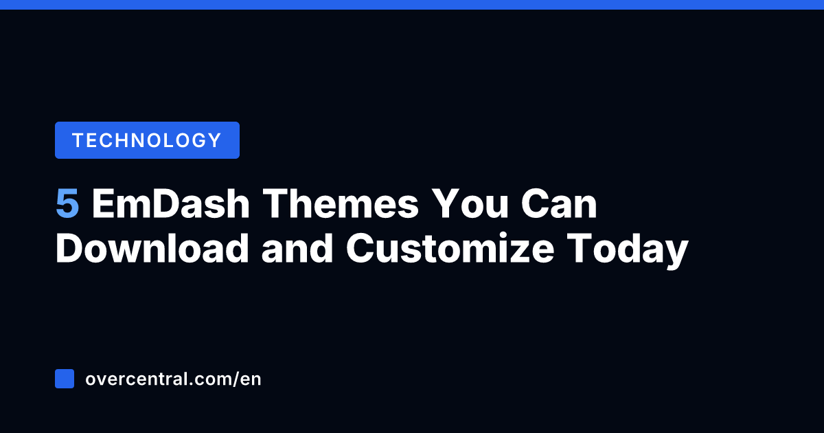 5 EmDash Themes You Can Download and Customize Today