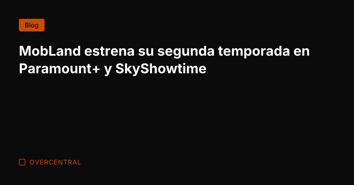 MobLand estrena su segunda temporada en Paramount+ y SkyShowtime